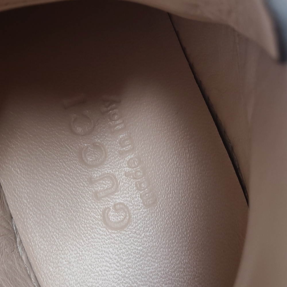 Gucci Unisex Coated Canvas High Top Sneaker Men's Size 5 G Women 9 - Picture 10 of 10